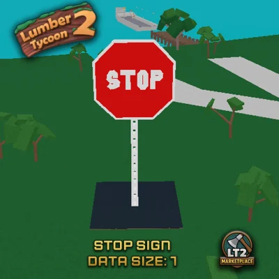 Stop Sign Built Base