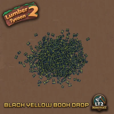 Black Yellow Book Drop