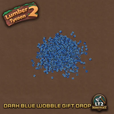Dark Blue Wobble Gift Drop
