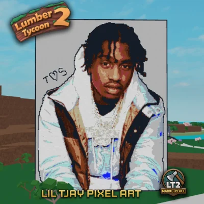 Lil Tjay Pixel Art