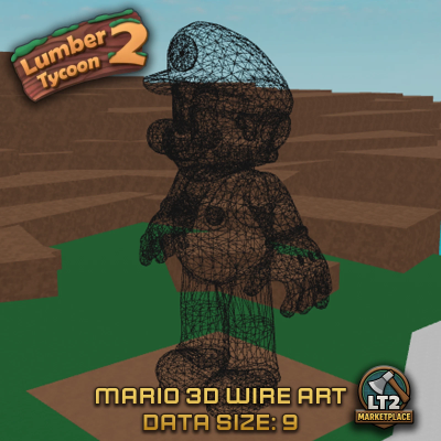 Mario 3D Wire Art