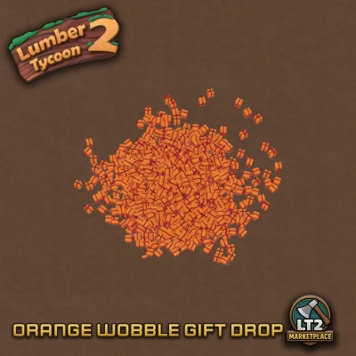Orange Wobble Gift Drop