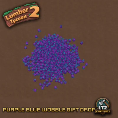 Purple Blue Wobble Drop