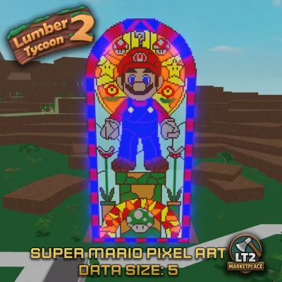 Super Mario Pixel Art