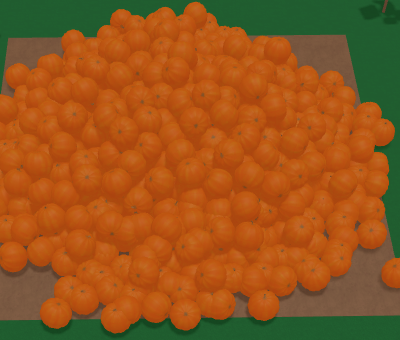 Orange Pumpkin Drop