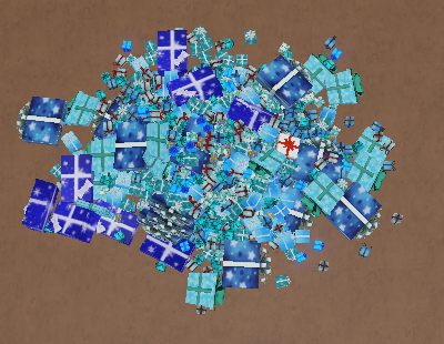 Blue Gift Drop