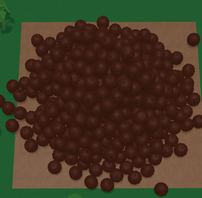 Brown Pumpkin Drop