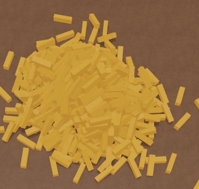 Gold Wood Drop