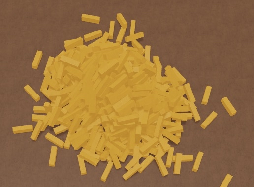 Gold Wood Drop