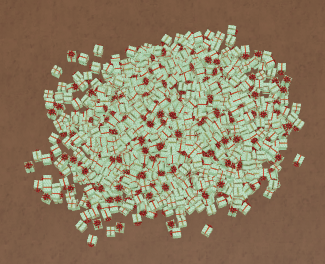 Green Candy Cane Gift Drop