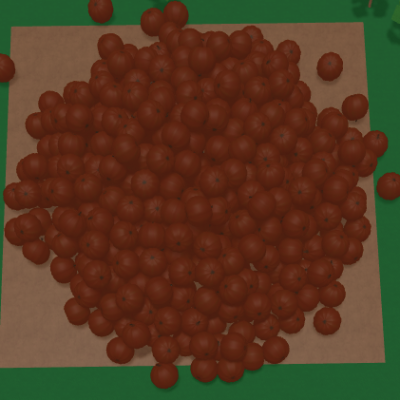 Light Brown Pumpkin Drop