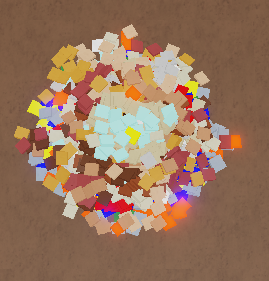 Mixed 1x1 Wood Drop
