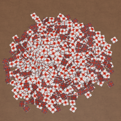 Mixed Pixel Painting Gift Drop