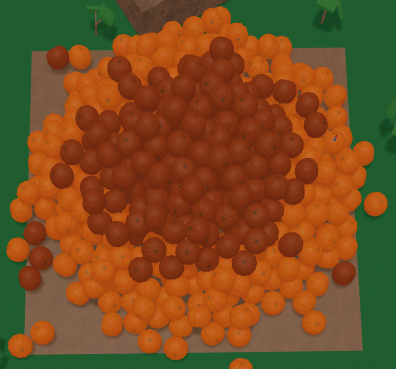 Mixed Orange Pumpkin Drop