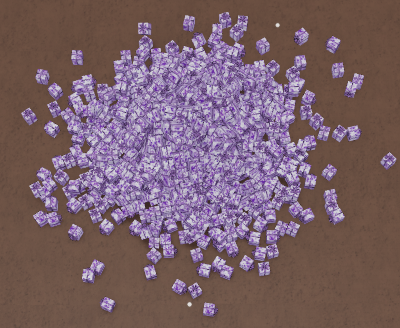 Purple Ball Gift Drop