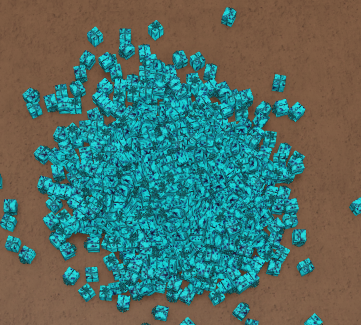Teal Ball Gift Drop