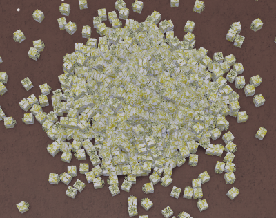 Yellow Ball Gift Drop