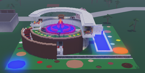 Circle House Built Base