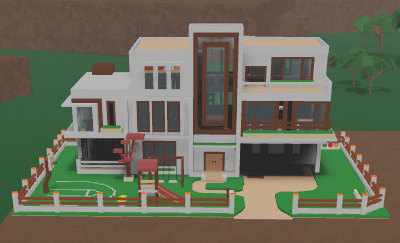 Small Modern House Built Base