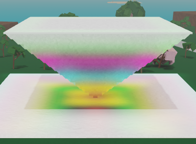 Colorful Pyramid Built Base