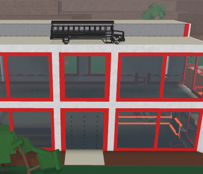 Bus Building Built Base