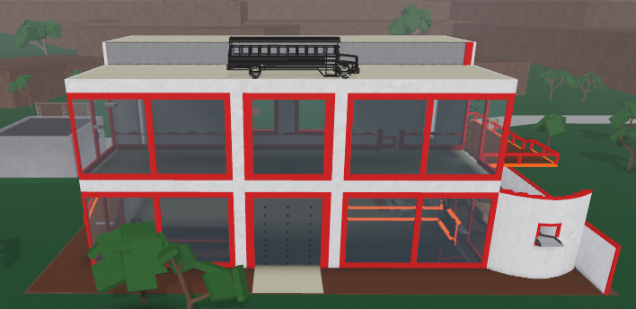 Bus Building Built Base